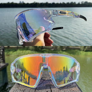 5 Lens UV400 Cycling Sunglasses TR90 Sports Bicycle Glasses MTB Mountain Bike Fishing Hiking Riding Eyewear