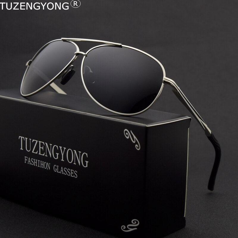 Leonardo Luxury Polarised Aviator Designer Sunglasses UV400 by Tuzengyong