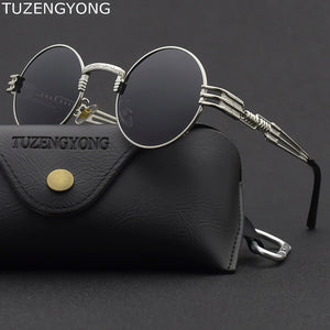 TUZENGYONG Unisex Luxury Polarised Classic Steam Punk metal framed designer Sunglasses UV400