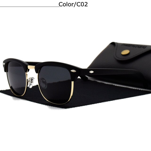 Le Corbusier Unisex Luxury Polarised Designer Sunglasses UV400 by Tuzengyong