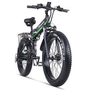 Best Selling Electric Bike (Ebike) 26" Wheels 1000W 48V Adult Men's/Women's  Mountain/Snow/Beach Folding EBike  MX01 with 4.0 Fat Tyres and 48V Fast Charge Lithium Battery