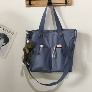 LUYO Waterproof Oxford Large Capacity Canvas Tote Shoulder/Hand Bag