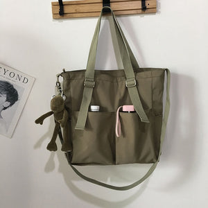 LUYO Waterproof Oxford Large Capacity Canvas Tote Shoulder/Hand Bag