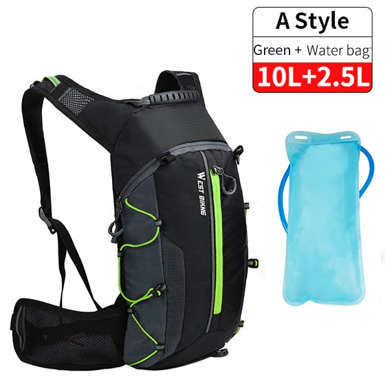 WEST BIKING Portable Waterproof Backpack 10L Capacity also suitable for Outdoor Sport Climbing Hiking Picnics