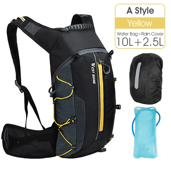 WEST BIKING Portable Waterproof Backpack 10L Capacity also suitable for Outdoor Sport Climbing Hiking Picnics