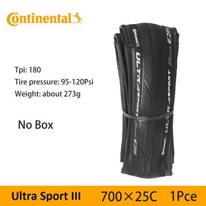 Continental Road Tyre ULTRA Sport III + GRAND Sport Race Extra 700× 23C /25C/28C Road Bicycle Clincher Foldable Gravel Tire