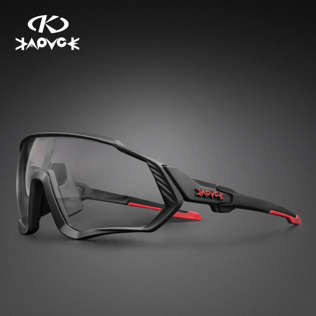 Kapvoe Photochromic Cycling Sunglasses Men Women Sport Road Mtb Mountain Bike Bicycle Glasses Cycling Glasses Eyewear Goggle