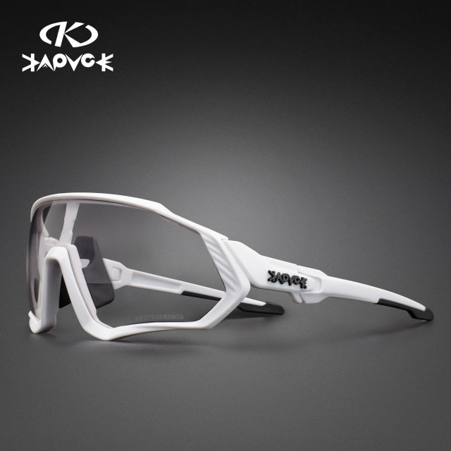 Kapvoe Photochromic Cycling Sunglasses Men Women Sport Road Mtb Mountain Bike Bicycle Glasses Cycling Glasses Eyewear Goggle