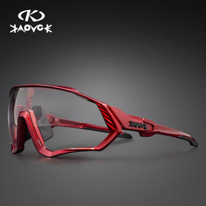 Kapvoe Photochromic Cycling Sunglasses Men Women Sport Road Mtb Mountain Bike Bicycle Glasses Cycling Glasses Eyewear Goggle