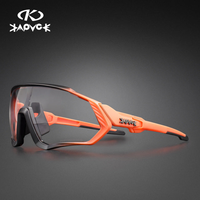 Kapvoe Photochromic Cycling Sunglasses Men Women Sport Road Mtb Mountain Bike Bicycle Glasses Cycling Glasses Eyewear Goggle