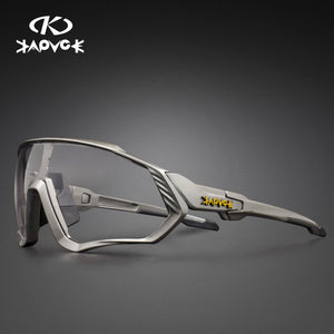 Kapvoe Photochromic Cycling Sunglasses Men Women Sport Road Mtb Mountain Bike Bicycle Glasses Cycling Glasses Eyewear Goggle