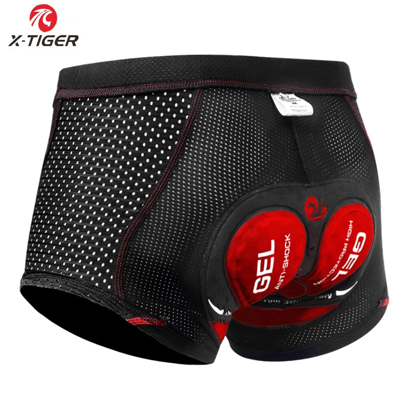 Men's Cycling Underwear with Shockproof 5D Gel Pad