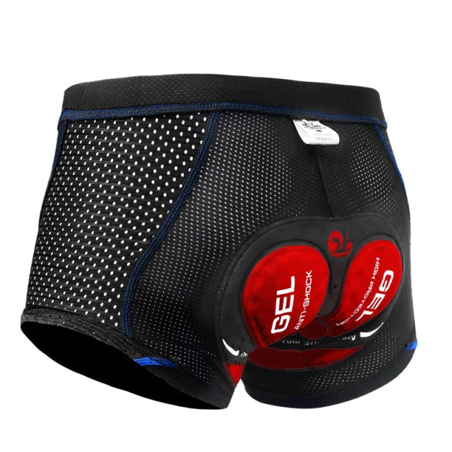 Men's Cycling Underwear with Shockproof 5D Gel Pad