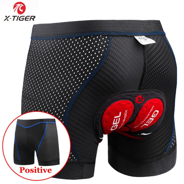 Men's Cycling Underwear with Shockproof 5D Gel Pad