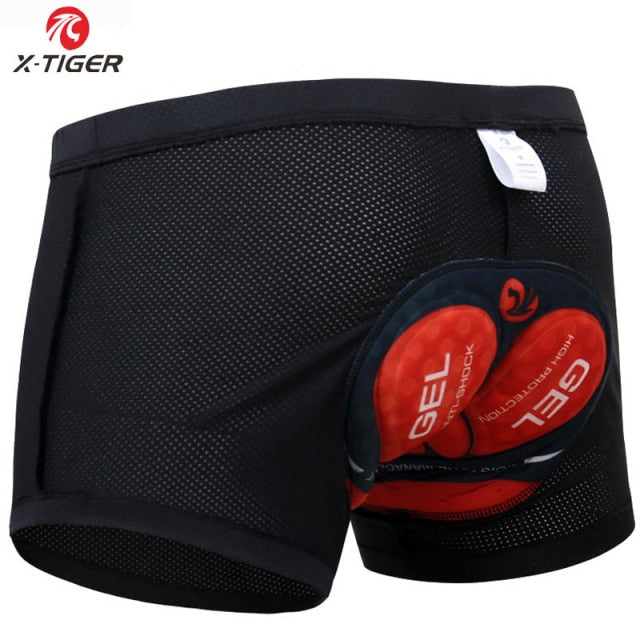 Men's Cycling Underwear with Shockproof 5D Gel Pad