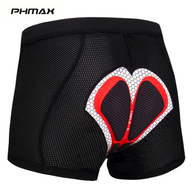 Men's Cycling Underwear with Shockproof 5D Gel Pad