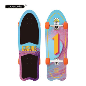 Land Surf Skate PRO Surfing Skiing Training Board Non Pedaling Carving Pumping Skateboard Complete Cruising for Kids Adults