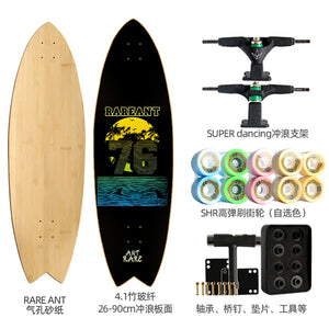 Land Carver Surf Skateboard  26 x 90cm Skateboard Equipped with Two types of Dynamic Steering Bracket