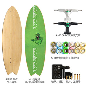 Land Carver Surf Skateboard  26 x 90cm Skateboard Equipped with Two types of Dynamic Steering Bracket