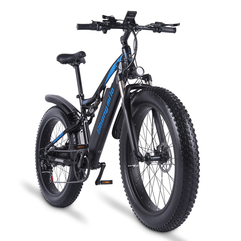 MX-03 Electric EBike 26" Wheels 1000W Brushless Motor 48 V Li-ION Battery MTB Mountain/Beach/Snow Bike Up To 40 KM/h and 60 KM Range