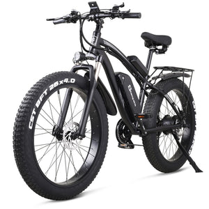 MX-02S Electric Road/Mountain/Snow/Beach Ebike with 26" Wheels Li-ION 17Ah 48V Battery 1000W Brushless Motor with 4.0 Fat Tyres Powerful 50km/h and 60 km Range