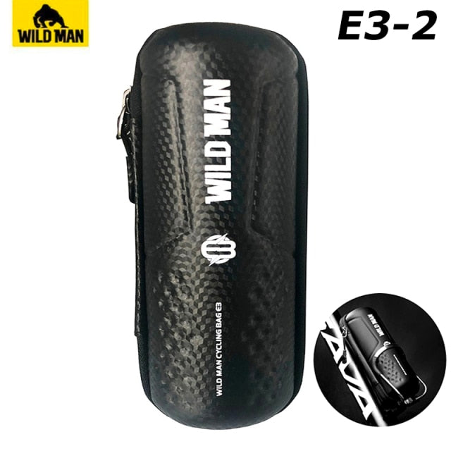 WILD MAN Mountain Bike Bag Front Handlebar Bag Rainproof 6.7inch Mobile Phone Case Bicycle Top Tube Bag Cycling Accessories