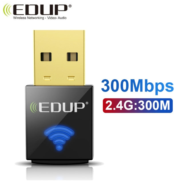 EDUP 300M-1300Mbps Mini USB3.0 Wifi Adapter Wifi Network Card Dual Band 5G/2.4GHz Wireless AC USB Adapter for PC Desktop Laptop