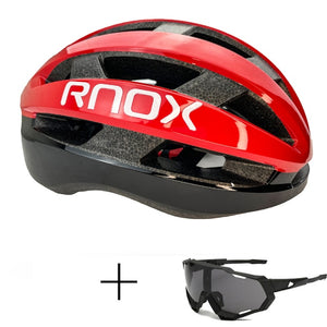 RNOX Ultralight Aero Bike Road MTB Bicycle Safety Helmet Red MTB Cycling Outdoor Road Mountain Sports CityCap Casco Ciclismo