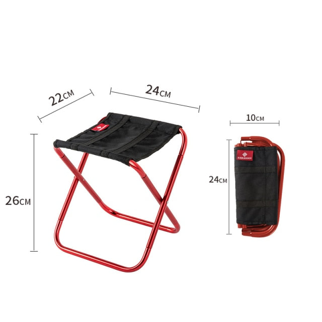 Folding Small Stool Bench Stool Portable Outdoor Mare Ultra Light Subway Train Travel Picnic Camping Fishing Chair Foldable