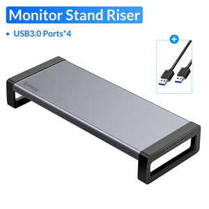 ORICO Aluminum Desktop Monitor Stand for Laptop or PC