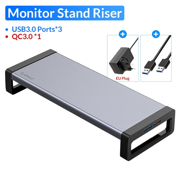 ORICO Aluminum Desktop Monitor Stand for Laptop or PC