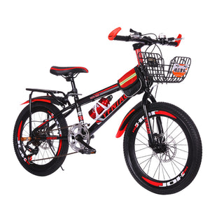 Children's Mountain Bike with 22" Wheels and Aluminium Alloy Frame Making it Light, Strong and Manouverable