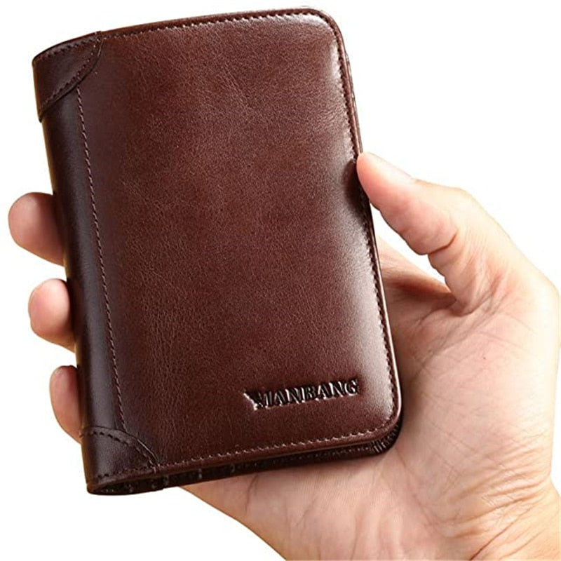 ManBang Classic Stylish Wallet made from Genuine Cow's Leather an Ideal Gift