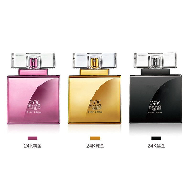 24K  Cologne Atomiser For Men / Women Travel Size 10ml Long Lasting Fragrance