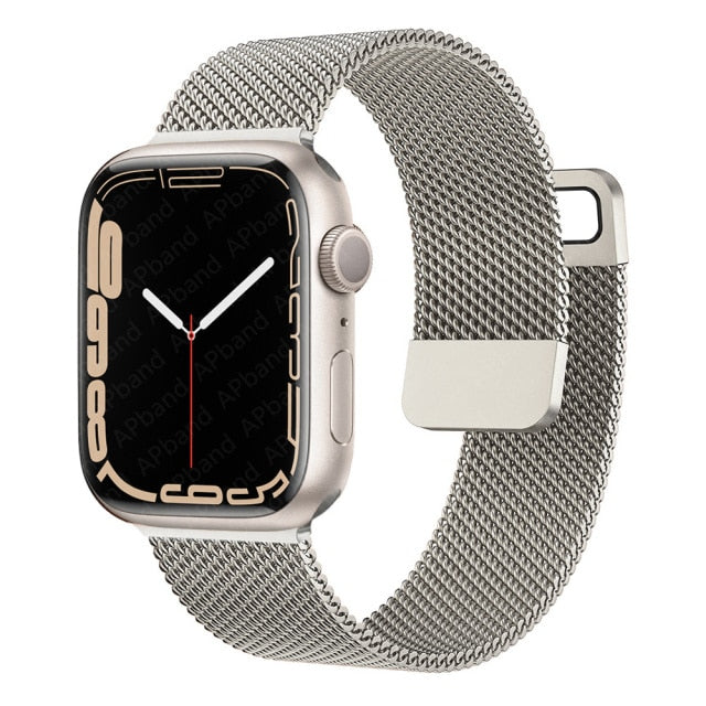 Stainless Steel Fashion Wrist Band/Strap For Apple iWatch Series 1- 8 38mm 40mm 41mm 42mm 44mm 45mm