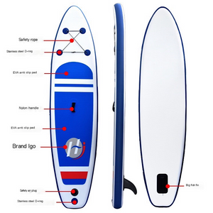 320*76*15cm 10.5 ft Water Surf Skiing Sup Adult Board Water Sport Board Boat Dinghy Raft Inflatable Paddle Board Drop Shipping