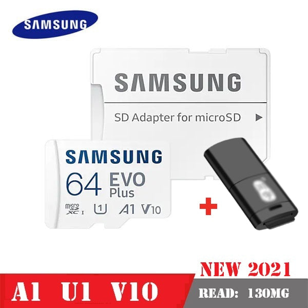 SAMSUNG EVO Plus Memory Card 32GB/SDHC 64GB/128GB/256GB/512GB SDXC Micro SD/TF Flash Cards MicroSD UHS-1 For Phone Drone Camera