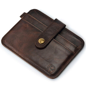 Genuine Leather Slim Style Men's Wallet and Card Holder