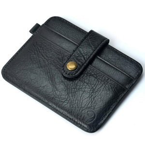 Genuine Leather Slim Style Men's Wallet and Card Holder