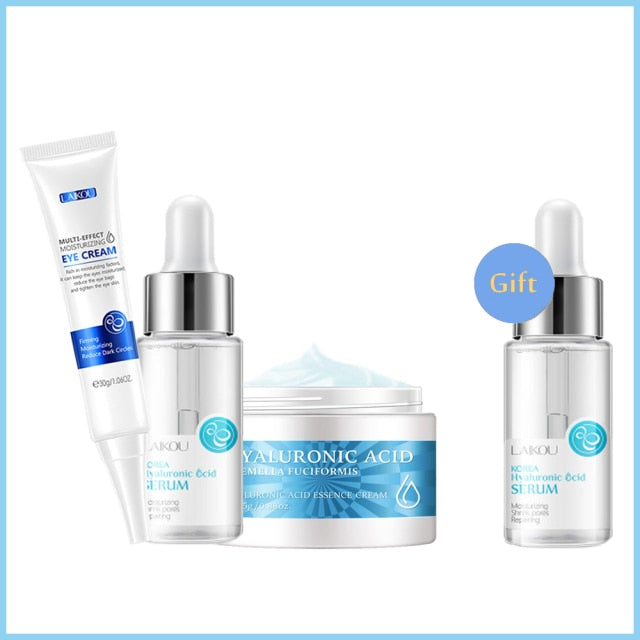 Facial Skin Care Set with a High Quality Nourishing Collagen Face Serum/Eye Cream with Hydrating and Rejuvenating Anti- Laugh Line  and Anti Aging Properties