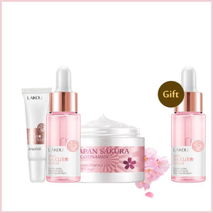 Facial Skin Care Set with a High Quality Nourishing Collagen Face Serum/Eye Cream with Hydrating and Rejuvenating Anti- Laugh Line  and Anti Aging Properties