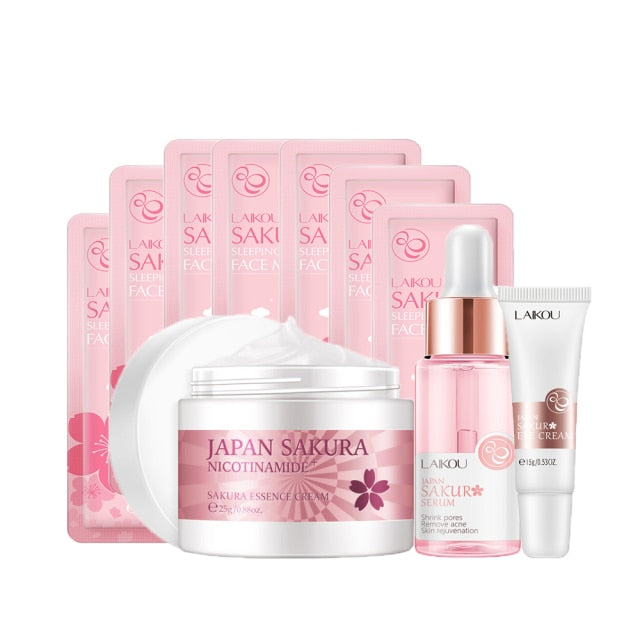 Facial Skin Care Set with a High Quality Nourishing Collagen Face Serum/Eye Cream with Hydrating and Rejuvenating Anti- Laugh Line  and Anti Aging Properties