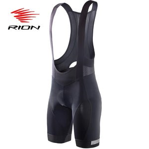 RION Cycling Bibs Shorts Mountain Bike Breathable Men&#39;s Gel Padded Bike Tights Triathlon Man Pro Licra Bicycle Shorts Under Wear