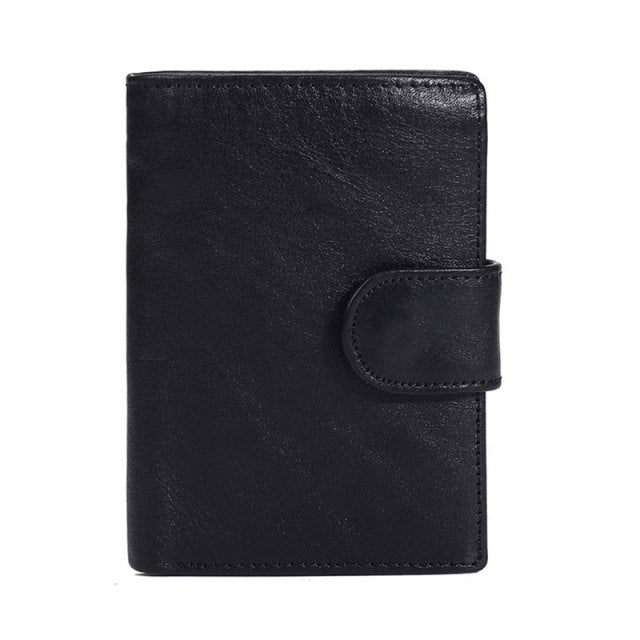 MACHOSSY Wallet Genuine Cowhide Leather Short Style  13.5cm x 10cm x 2cm