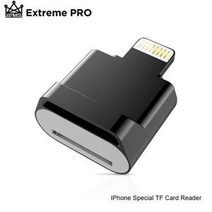 TF Card Reader Plug&amp;Play Lightning to Mini SD Adapter No Need Driver For iPhone 6/6s/6Plus/7/7Plus/8/X Usb/Otg/Lightning 2 in 1