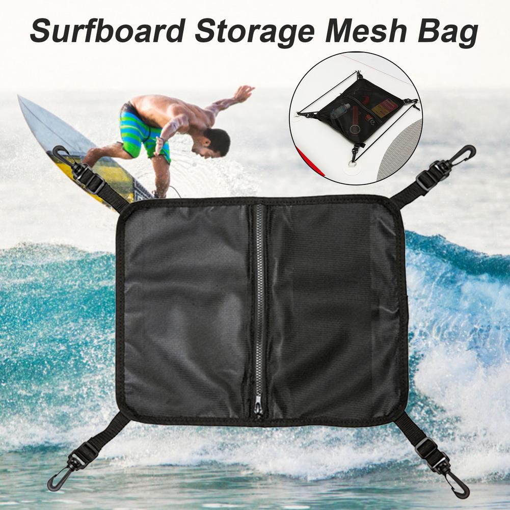 Surfboard Mesh Bag Kayak Surfing Storage Bag Stand Up Paddle Board Deck Bag SUP Paddleboard Surfboard Mesh Bag Kayak Accessories