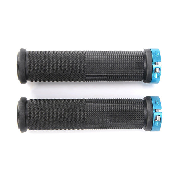 1 Pair Bicycle Handlebar Cover Grips Rubber Soft Anti-Skid Cycling Bike Grips MTB Mountain Road Bike Lock on Handle End Grips