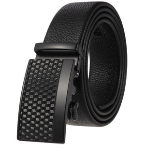 High quality mens belt leather belt automatic buckle  male Fashion designer jeans chain stretch luxury brand