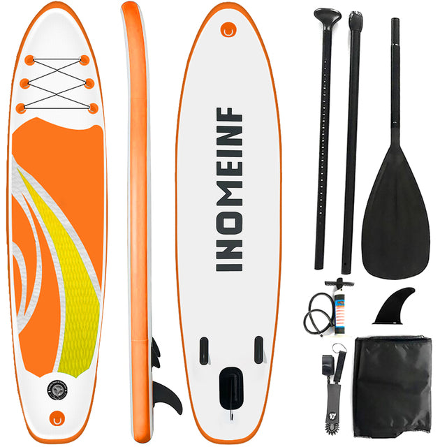 New for 2025/26 Inflatable Stand Up Paddle Board (SUP) Comes With Paddle, Pump, Leash, Fin, Backpack and Repair Kit