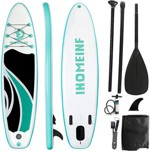 New for 2025/26 Inflatable Stand Up Paddle Board (SUP) Comes With Paddle, Pump, Leash, Fin, Backpack and Repair Kit